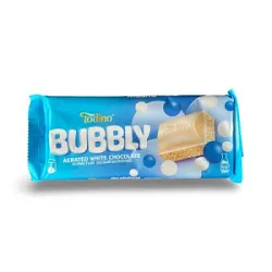 Шоколад BUBBLY белый пористый 90г Todino
