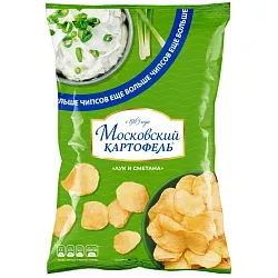 Чипсы Московский картоф.лука и сметаны 40г