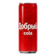 Лимонад Добрый Кола 0,33л ж/б
