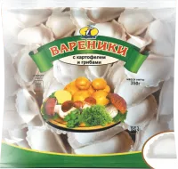 Вареники с картофелем и грибами зам.350г Ларнета
